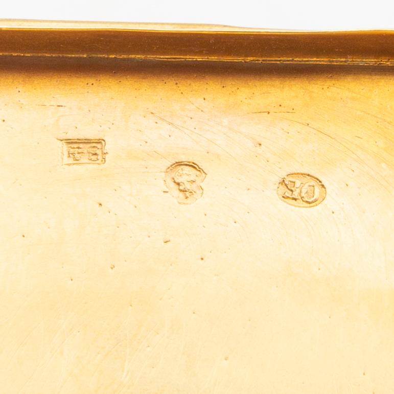 Dosa förgyllt silver Moskva 1822-55.