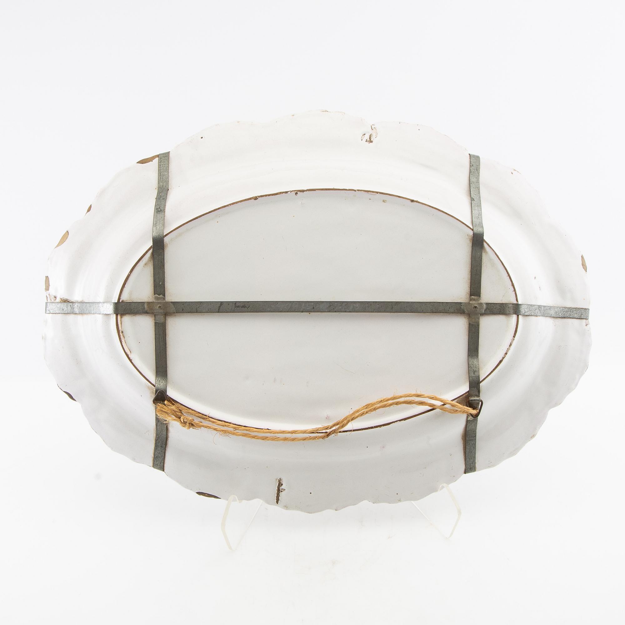 Serving dish Louis XV 18th century faience.