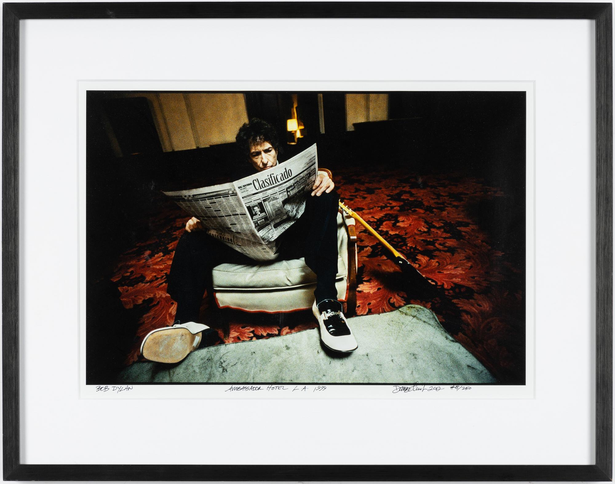 Danny Clinch, "Bob Dylan Ambassador Hotel, L.A.", 1999.