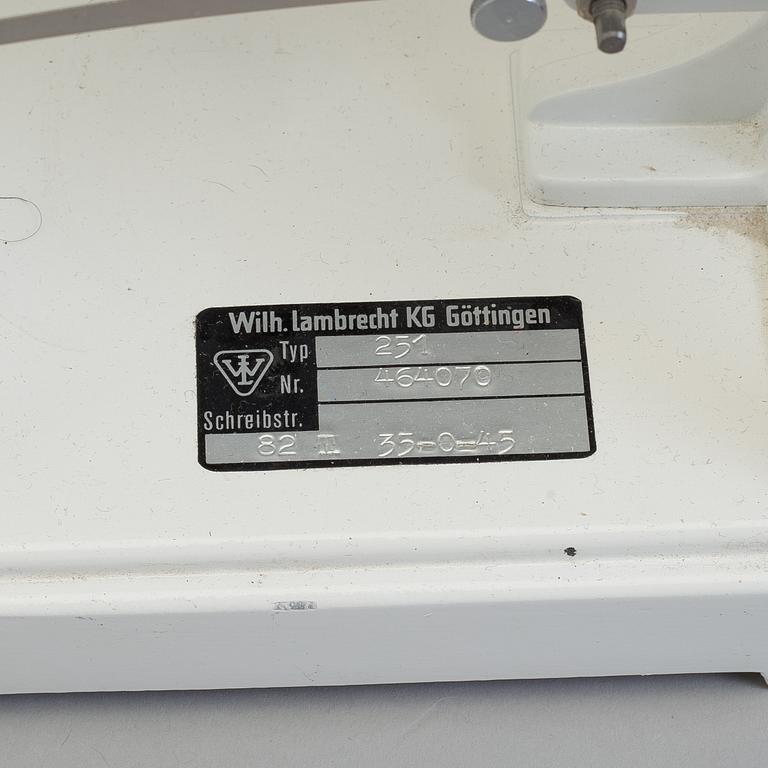 A TERMOGRAF, Lambrecht & Göttinger, mid 20th century.