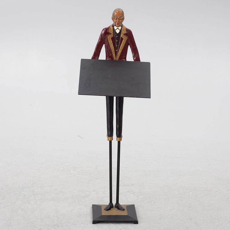 Visitkortsbetjänt, 1900-tal.