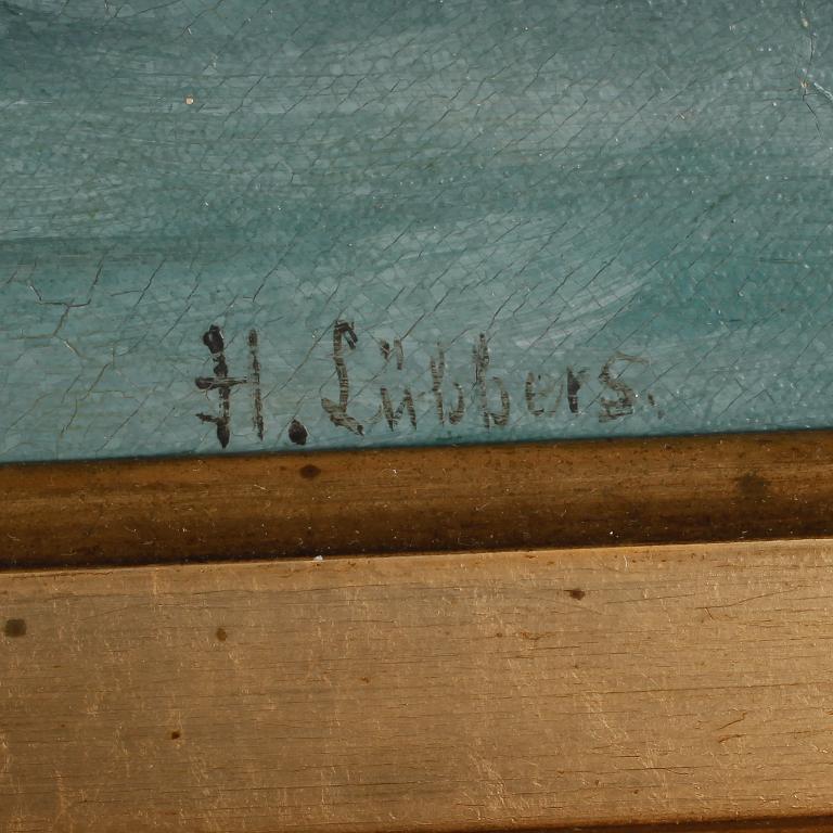 HOLGER PETER SVANE LÜBBERS, olja  på duk, signerad.