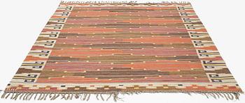 Märta Måås-Fjetterström, a carpet, "Bruna heden", flat weave, ca 297 x 208 cm, signed MMF.