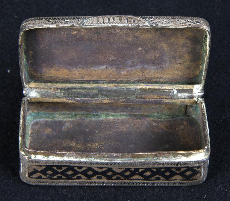 DOSOR, 2 st, silver, 1800/1900-tal.