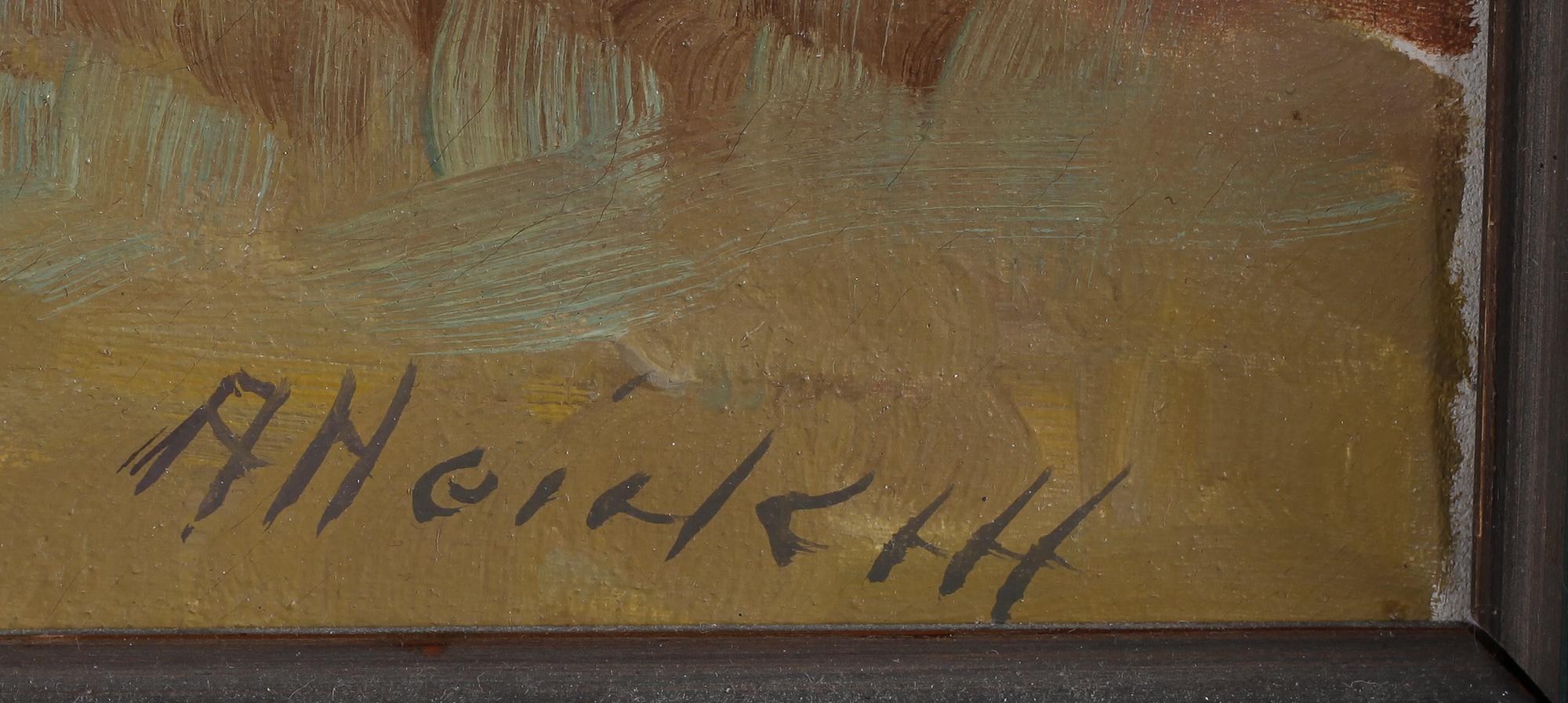 ARTHUR HEIKELL, olja på duk, signerad.