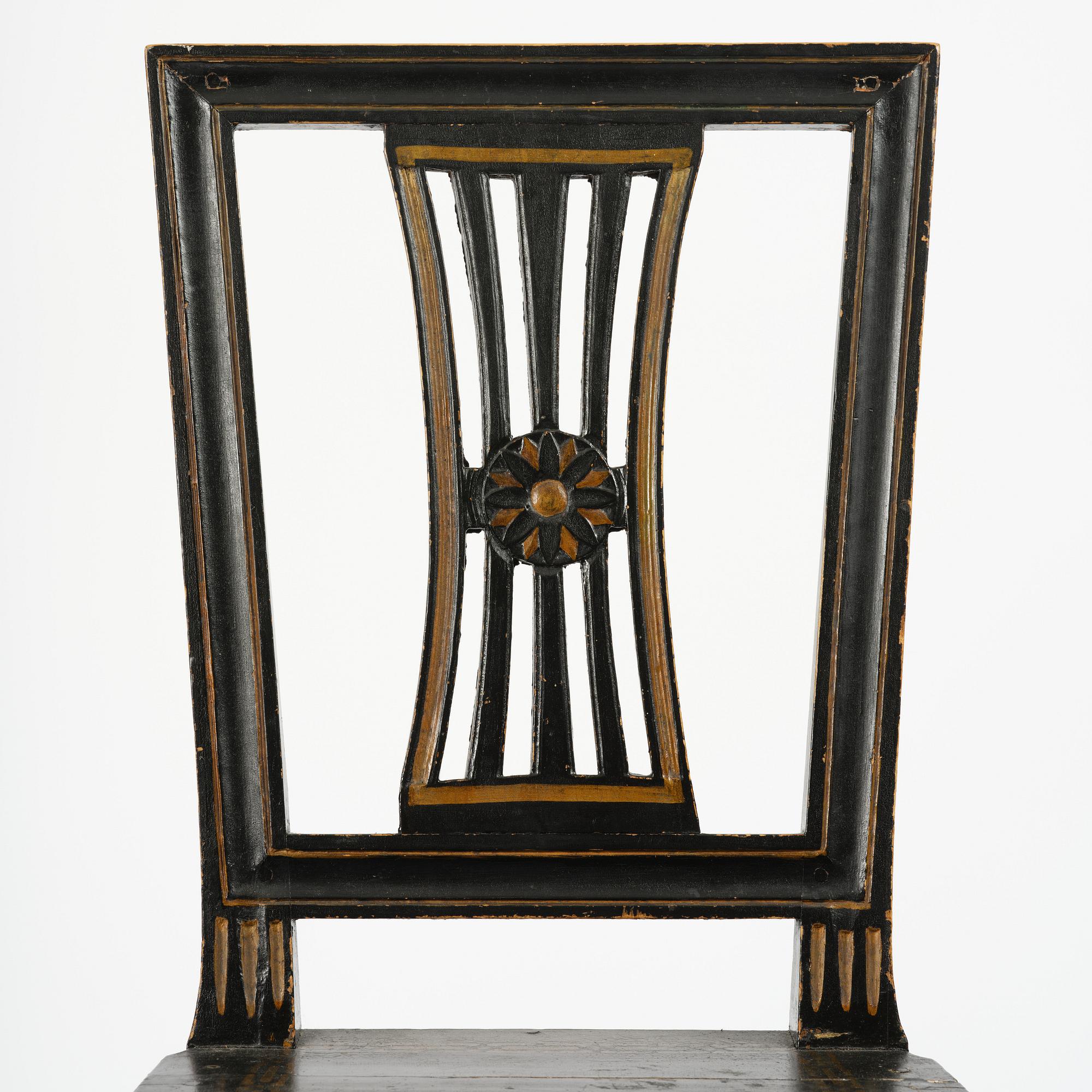 Stolar, ett par, Sverige, omkring år 1800, Sengustavianska.