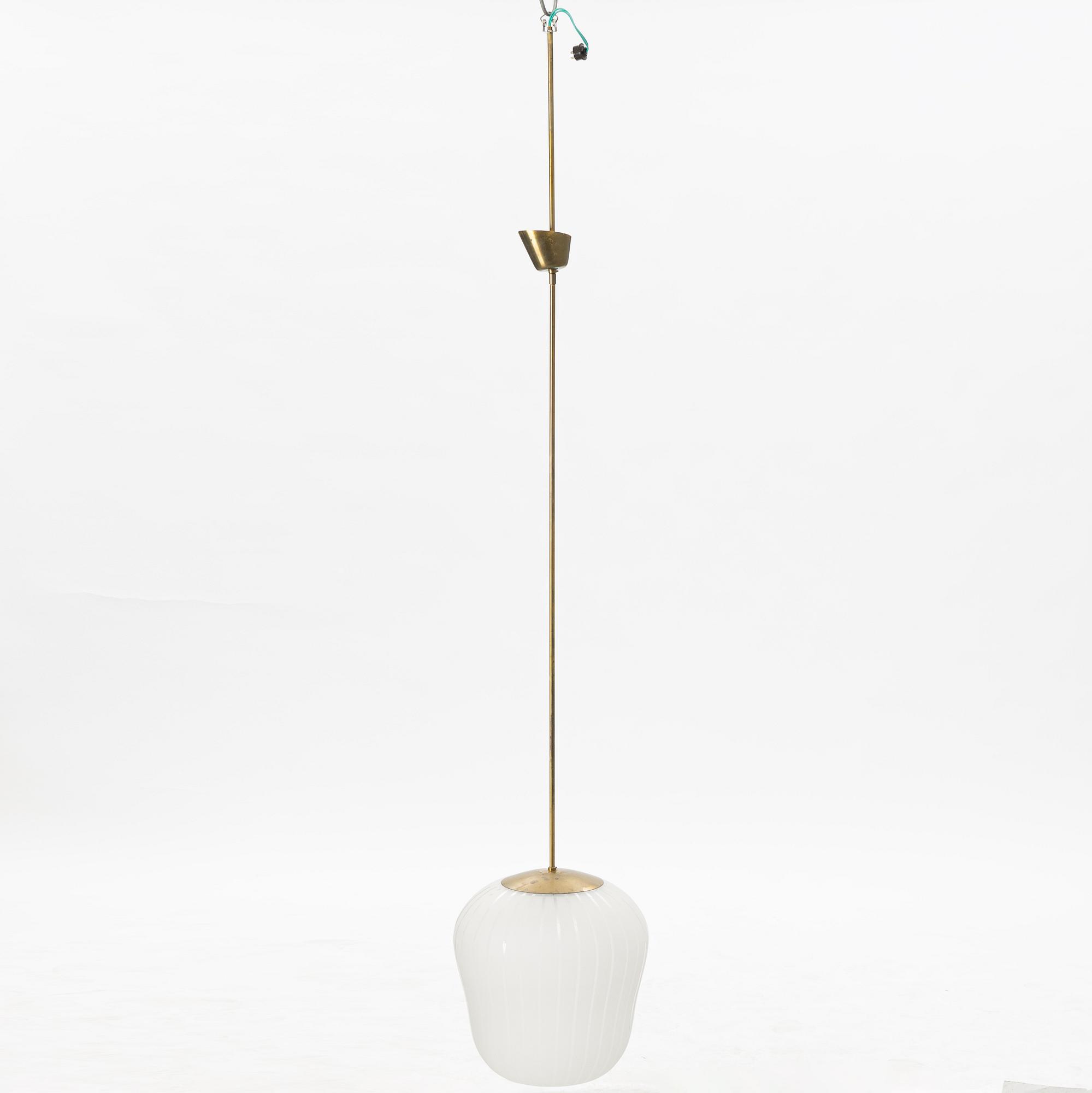 Harald Notini, a pair of ceiling lamps model "11335B", Arvid Böhlmarks Lampfabrik, 1940s.