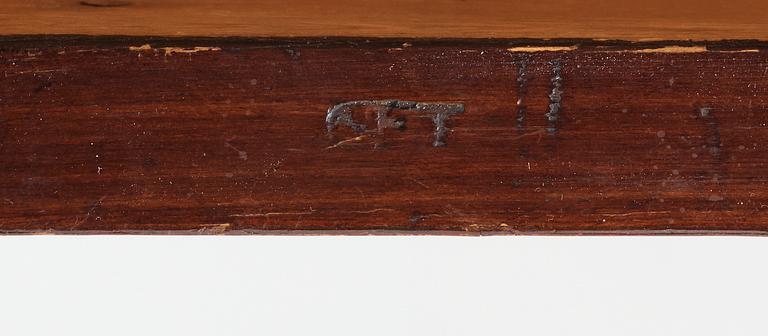 BYRÅ, av Gustaf Foltiern 1782 (mästare i Stockholm 1771-1804). Gustaviansk.