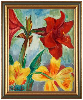120. Isaac Grünewald, Stilleben med amaryllis.