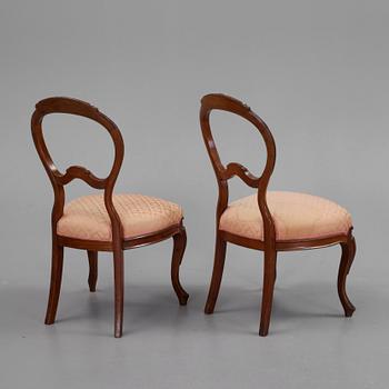 STOLAR, 8 st, nyrokoko, 1800-talets slut.