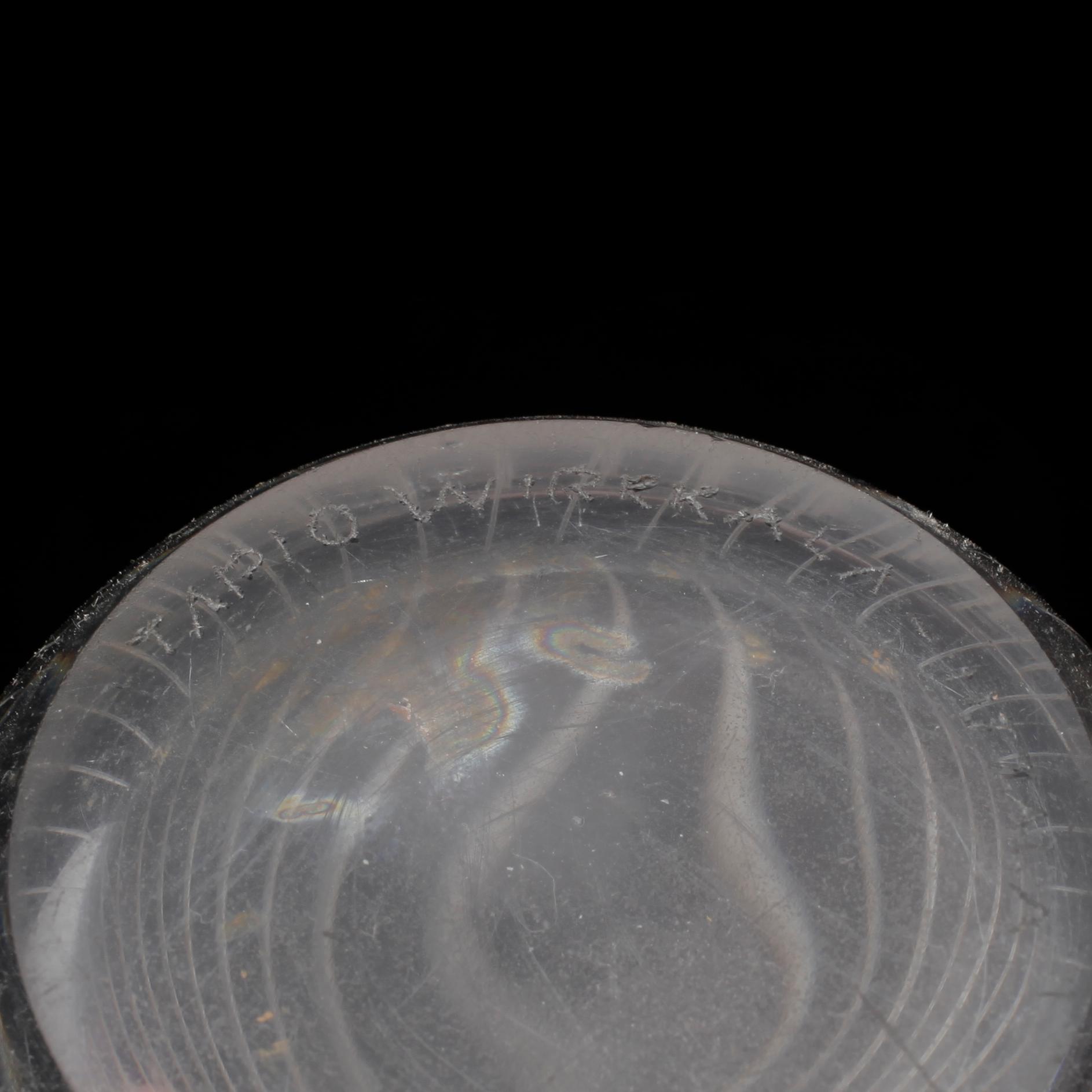 VASER, 2 st, glas, Tapio Wirkkala, Iittala, sign.
