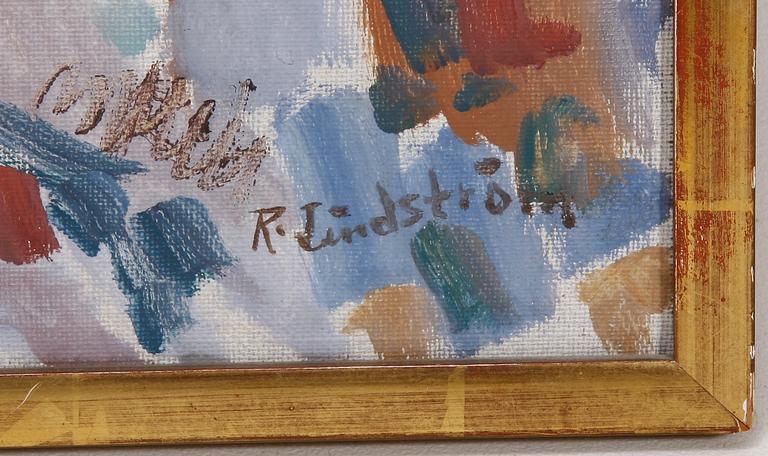 RIKARD LINDSTRÖM, Olja på duk, sign.