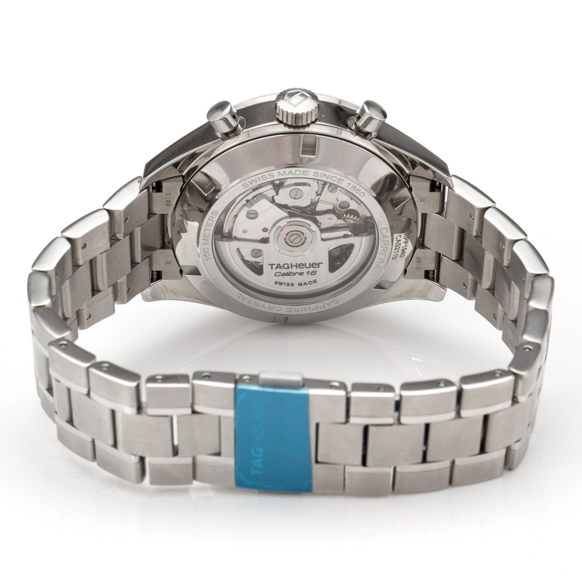 TAG HEUER, Carrera, kronograf, armbandsur, 41 mm,
