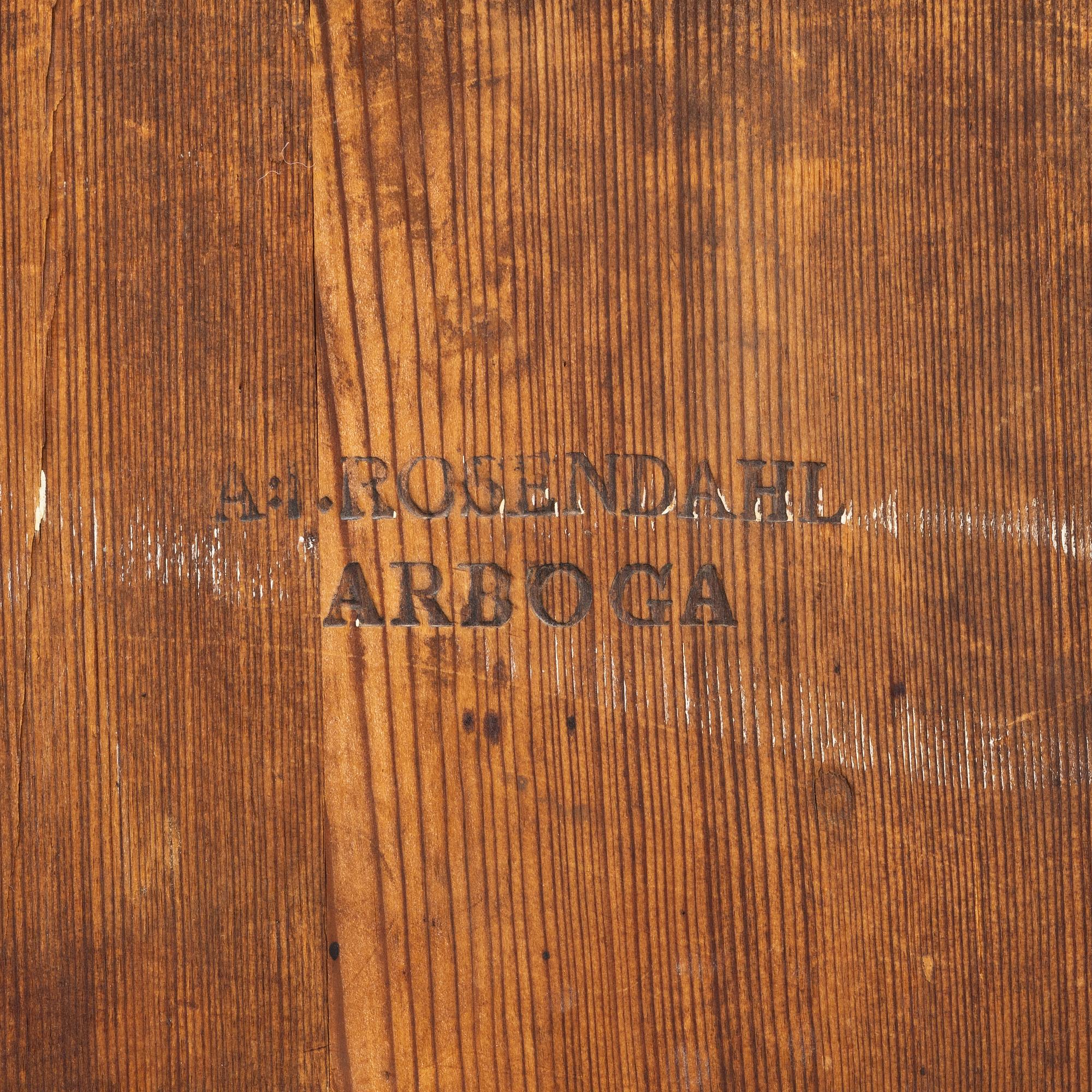 A burr alder tilt-top table by A. J. Rosendahl (master active in Arboga 1762-1836).