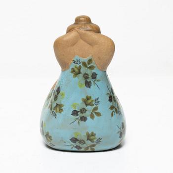 Lisa Larson, figurin, stengods, "Emma", ur serien "ABC-flickorna", Gustavsberg.