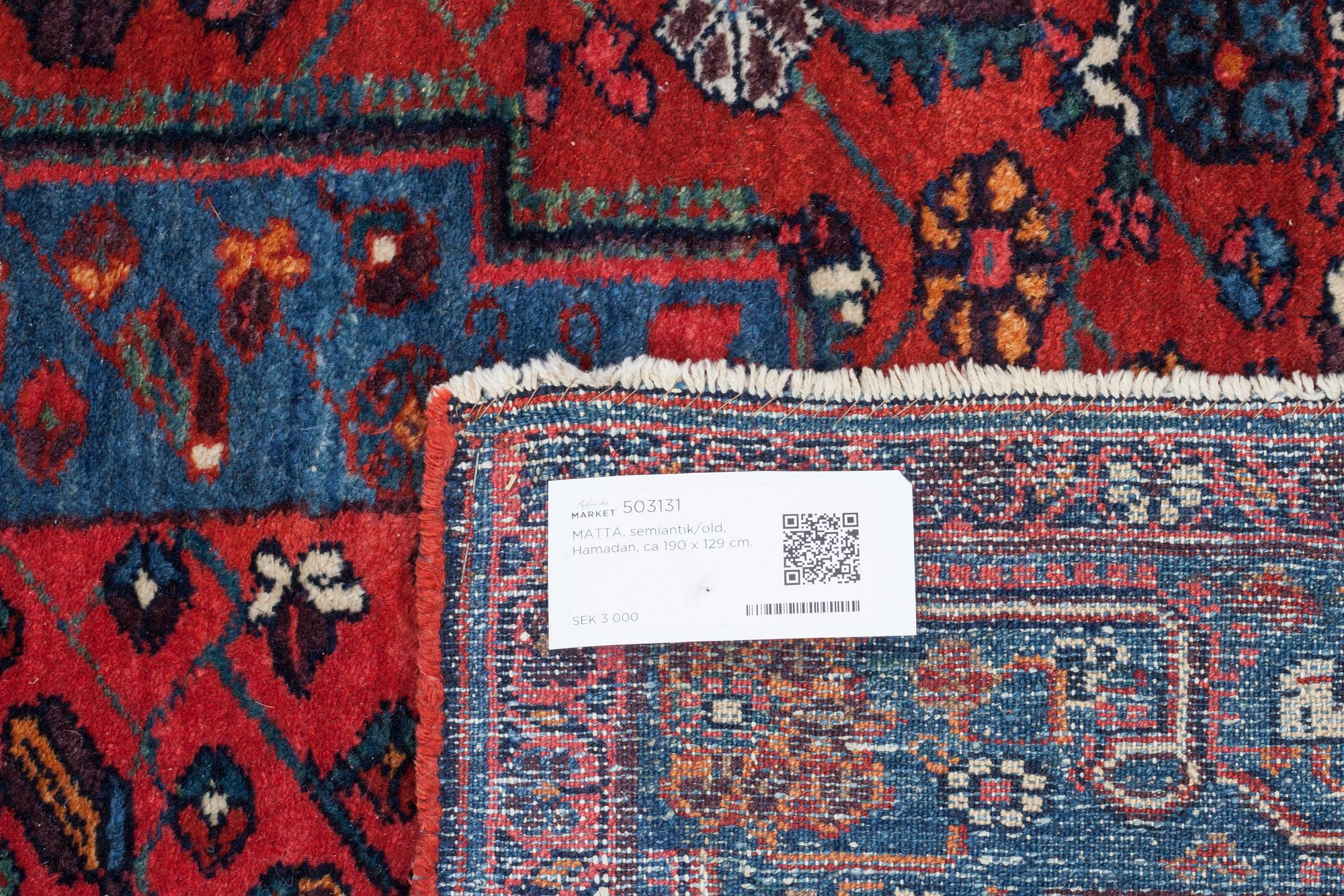 MATTA, semiantik/old, Hamadan, ca 190 x 129 cm.