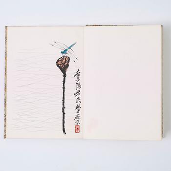 Book with 22 woodcuts in colours, "Qi Baishi hua ji", published by Rong Bao Zhai xin ji, Beijing 1952.