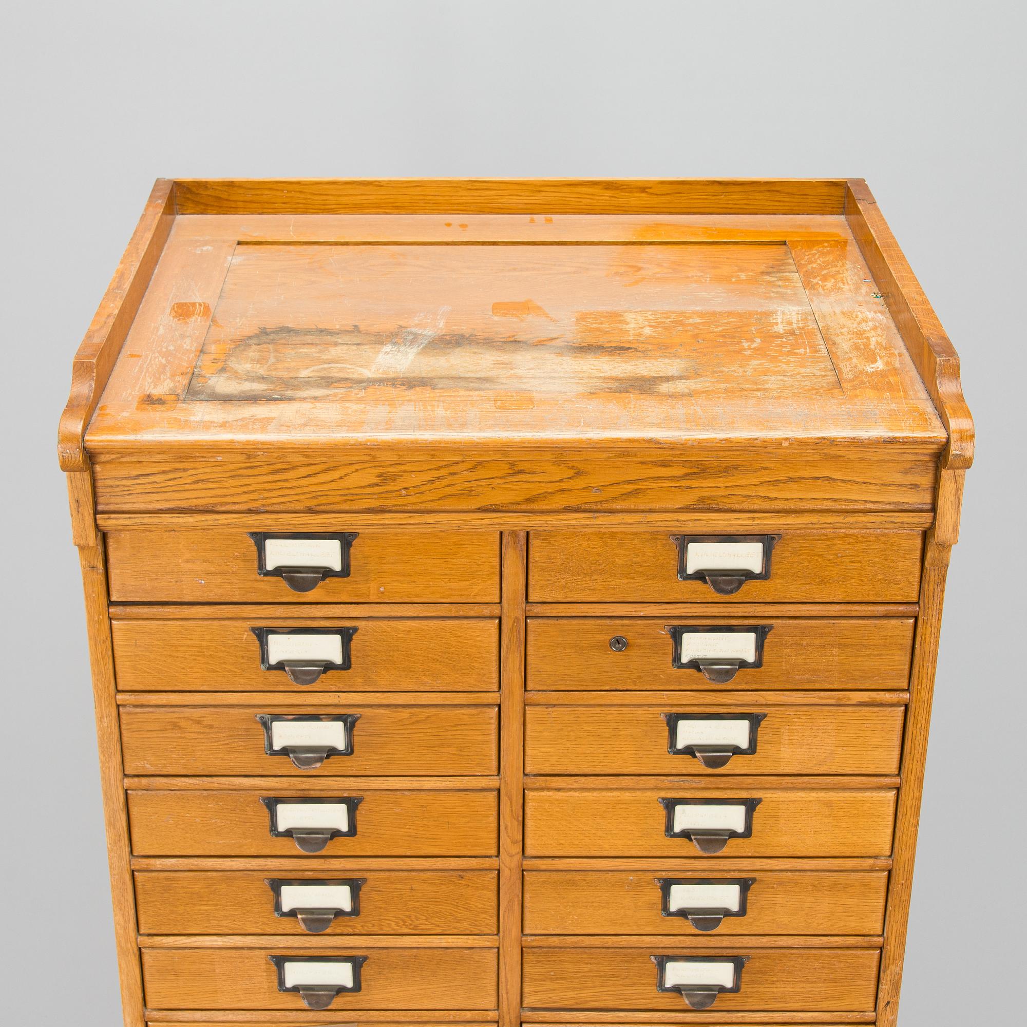 An 1920s/30s archive cabinet, Billnäs.