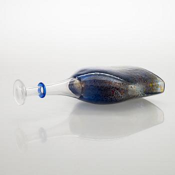 Bertil Vallien, bottle signed Kosta Boda B. Vallien 89253.
