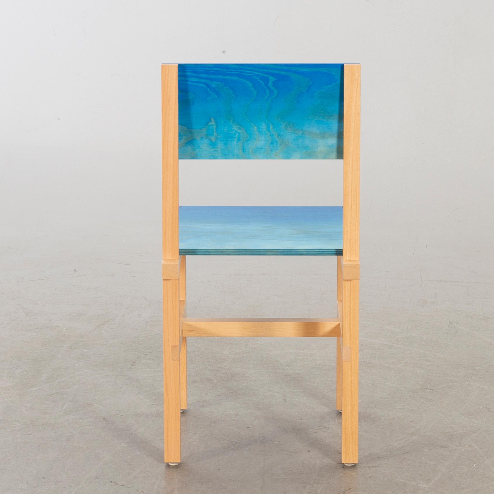 FREDRIK PAULSEN, "Röhsska"Designbaren, chair, Blå Station 2020, Chair 66/102.