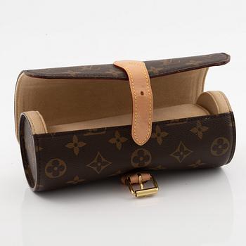 Louis Vuitton, watch case, "3 Watch Case", 20 x 8 x 8 cm.