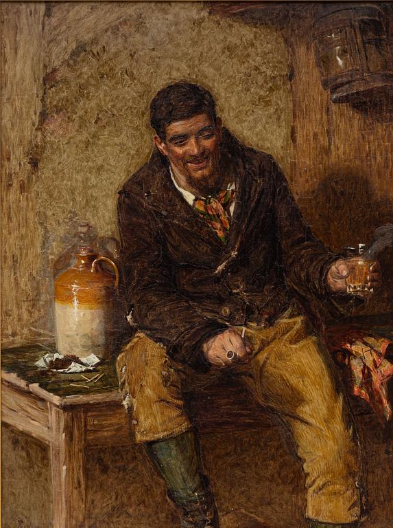 Edwin Thomas Roberts, Pipe-smoking man.
