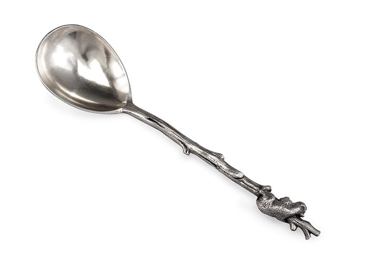 A SILVER SPOON.