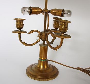 LÄSLAMPA, sk lampe a bouillotte. 1800/1900-tal.