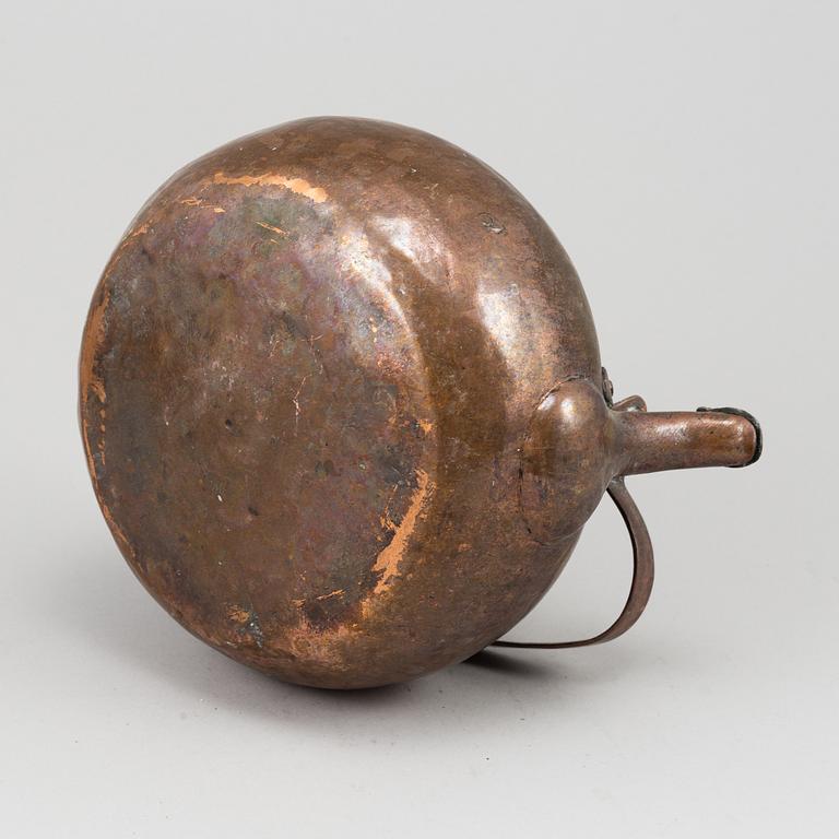 KAFFEKANNA, koppar, 1700-tal.