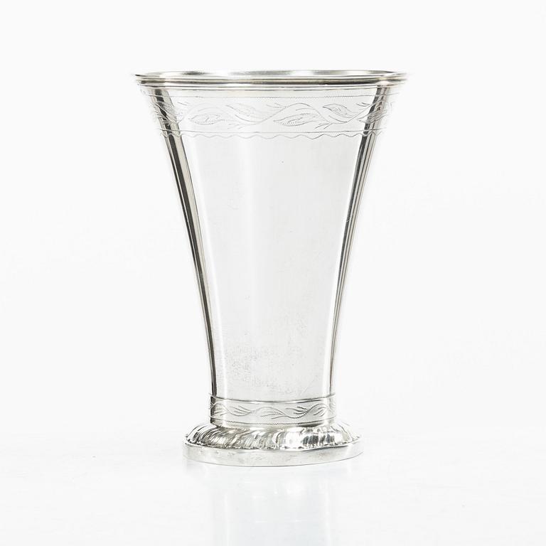 Gustaf Möllenborg, Bägare, silver, Stockholm 1889.