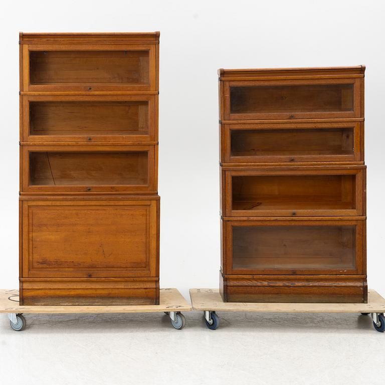 Two book cabinets, 20th century.