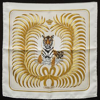 SCARVES, 2 st, "Tigre Royal", Hermès.