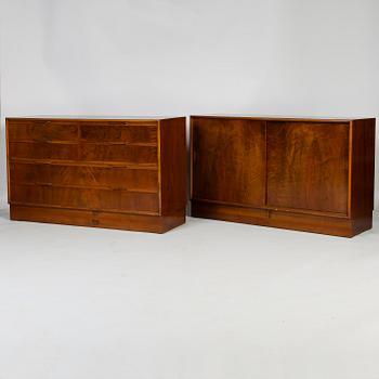 SIDEBOARD, 2 delar, 1900-talets andra hälft.