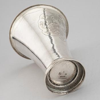 BÄGARE, silver, Petter Gillberg, Varberg 1787.
