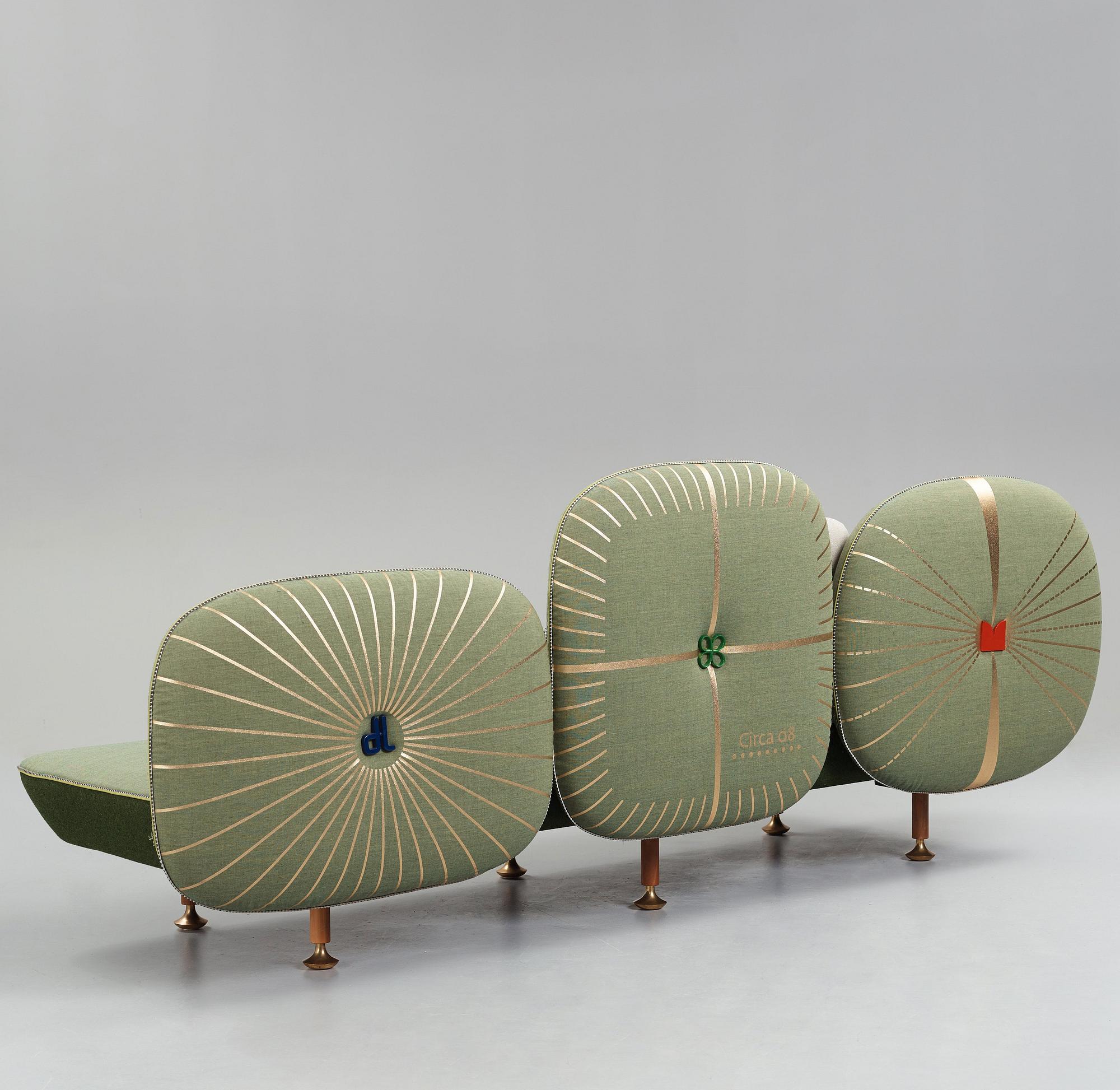 NIPA DOSHI & JONATHAN LEVIEN, a "My Beautiful Backside" sofa for Moroso, 2008.