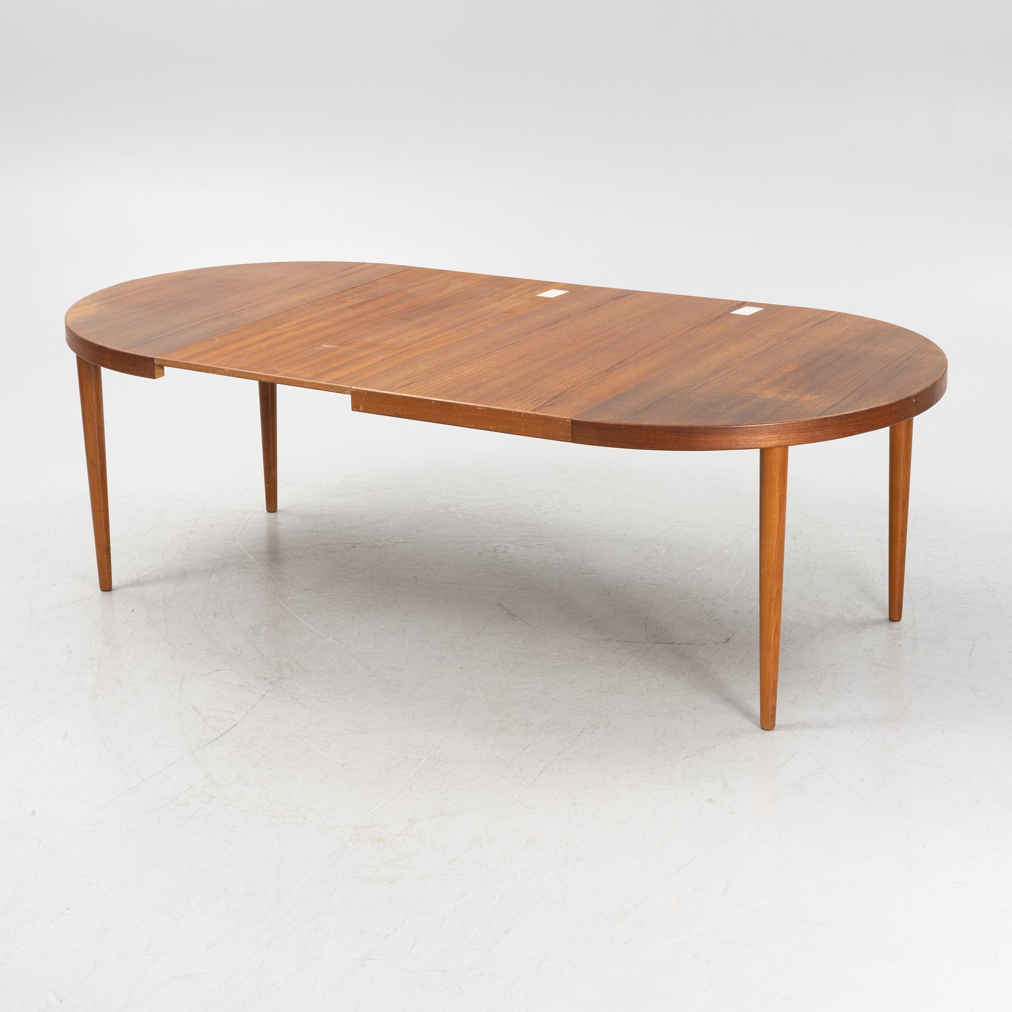 Kai Kristiansen, dining table, Denmark, 1960s.