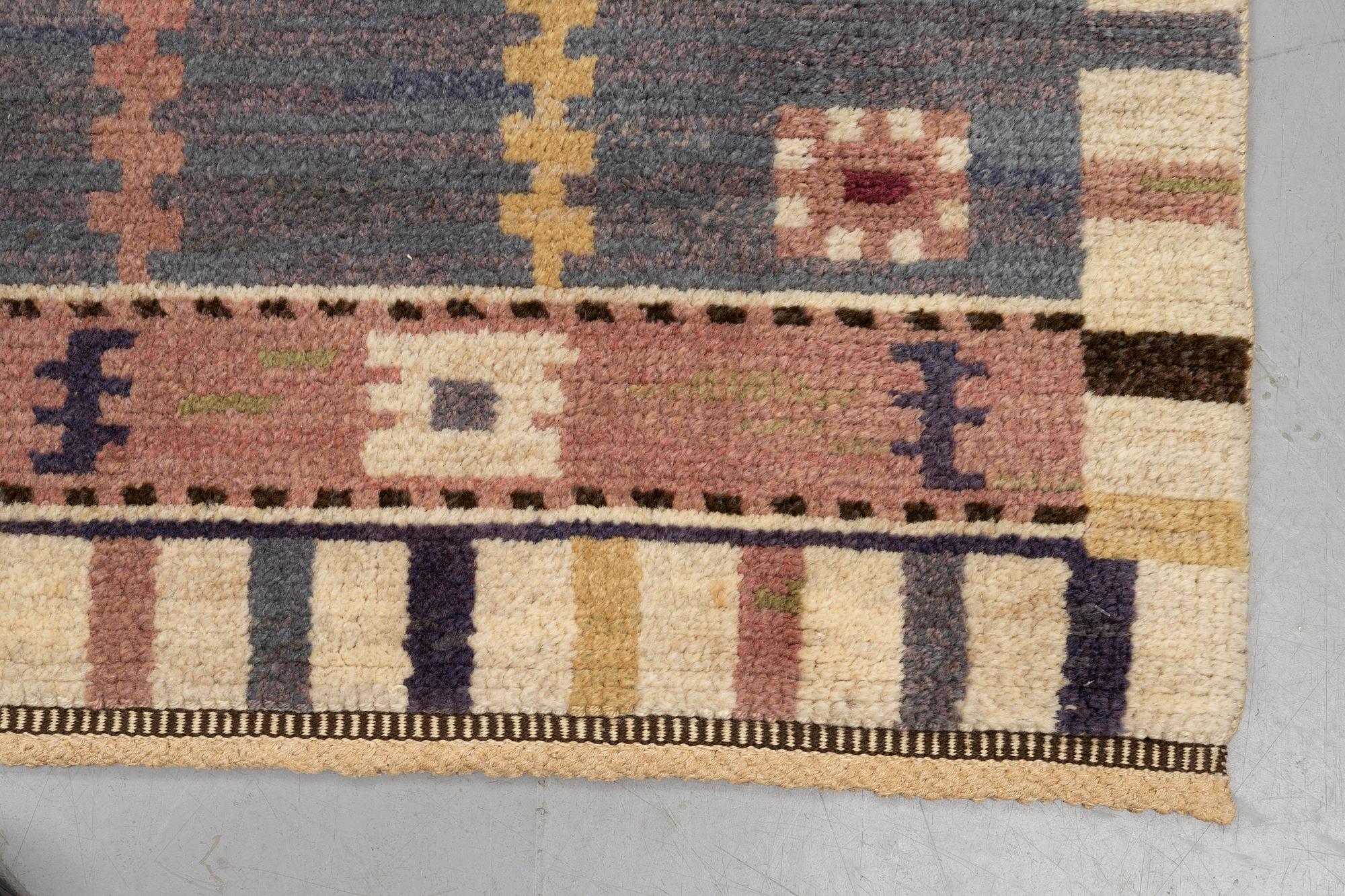 Märta Måås-Fjetterström, a carpet, "Ståndaren", knotted pile, ca 248 x 193 cm, signed AB MMF.