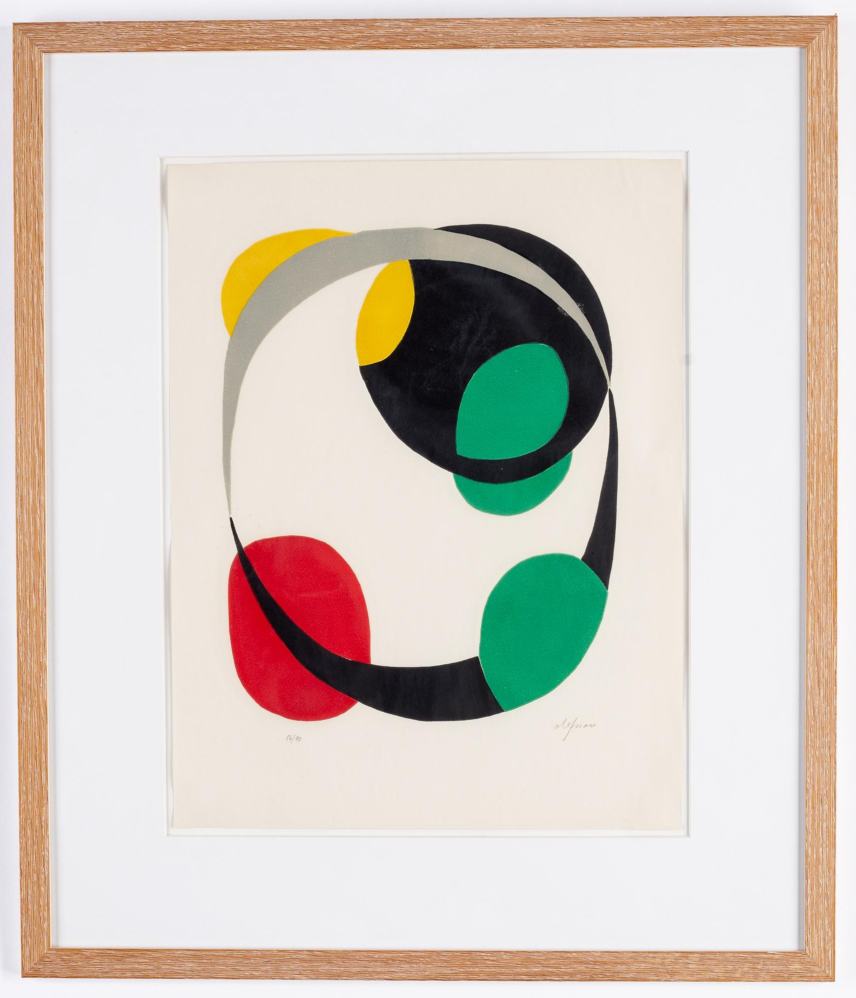 Pierre Olofsson, linocut, signed and numbered 86/90.