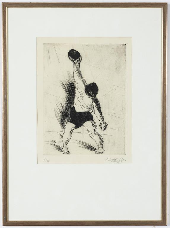 Evert Lundquist, Tyngdlyftaren.