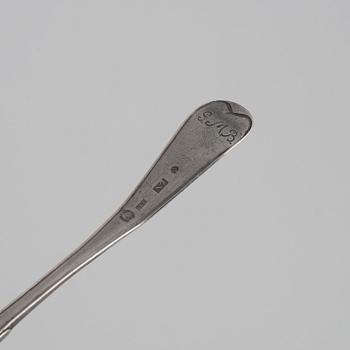 31 pieces of silver cutlery, Sweden, 18th-19th Century.