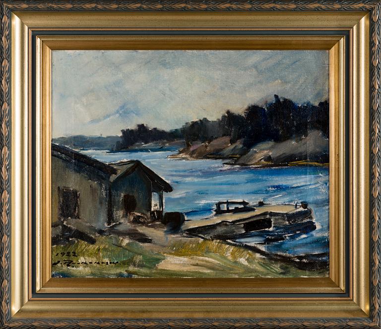 JALMARI RUOKOKOSKI, oil on canvas, signed and dated 1922.