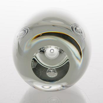 A 'Claritas' glass sculpture signed Timo Sarpaneva 34/1986.