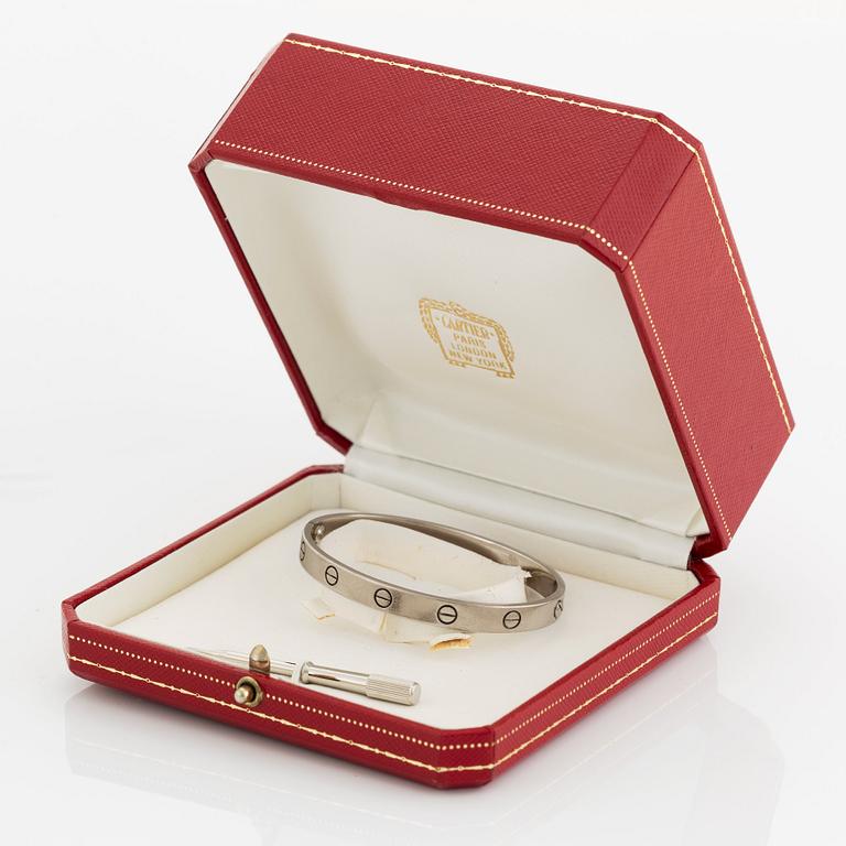 Cartier armband "Love" 18K vitguld.