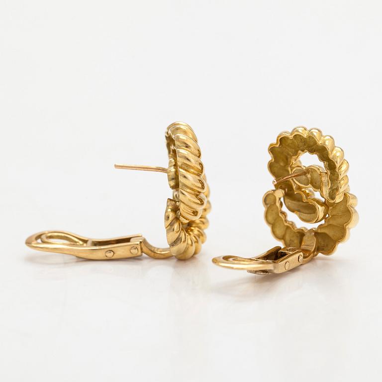 Örhängen, 18K guld.