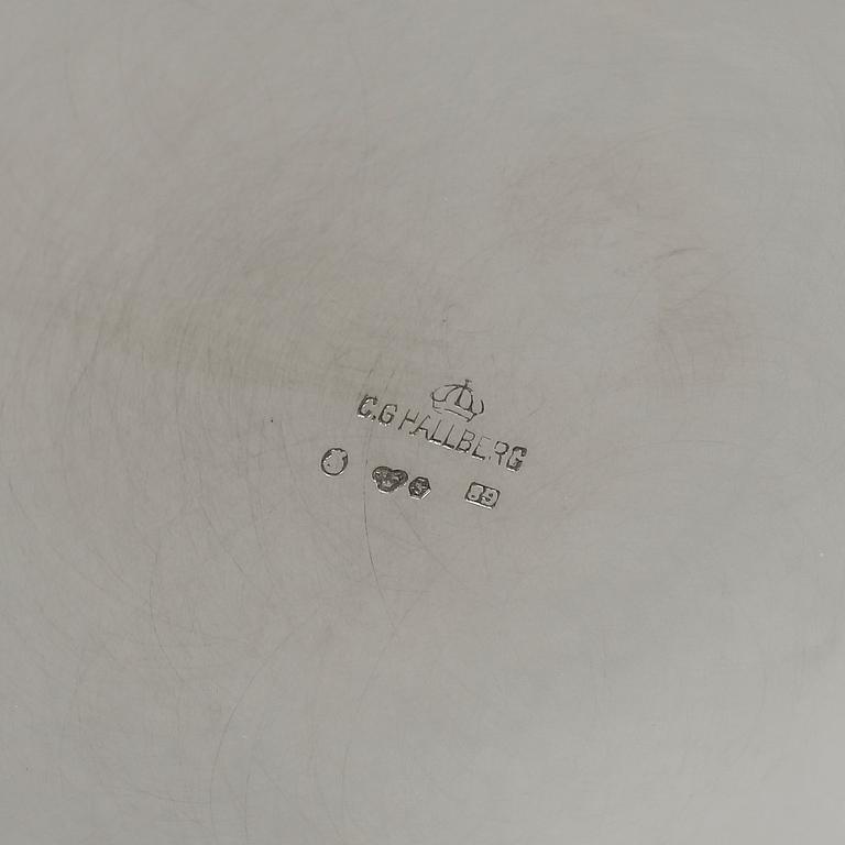 STOP, silver, CG Hallberg, Stockholm 1933. Ca 471 g.