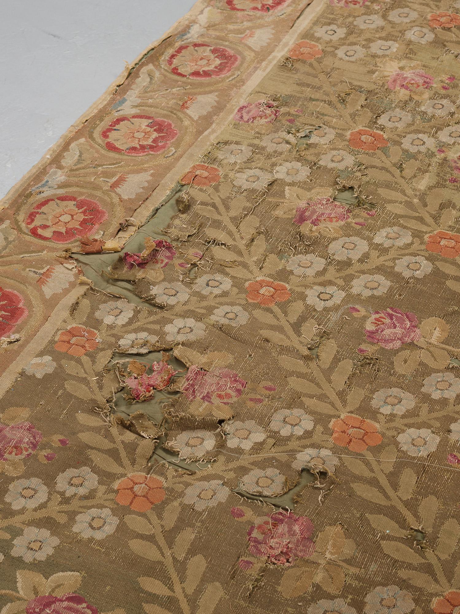 MATTO, tapestry weave, ca 561-564,5 x 354-360 cm, Aubusson, France the middle to the end of the 19th century.