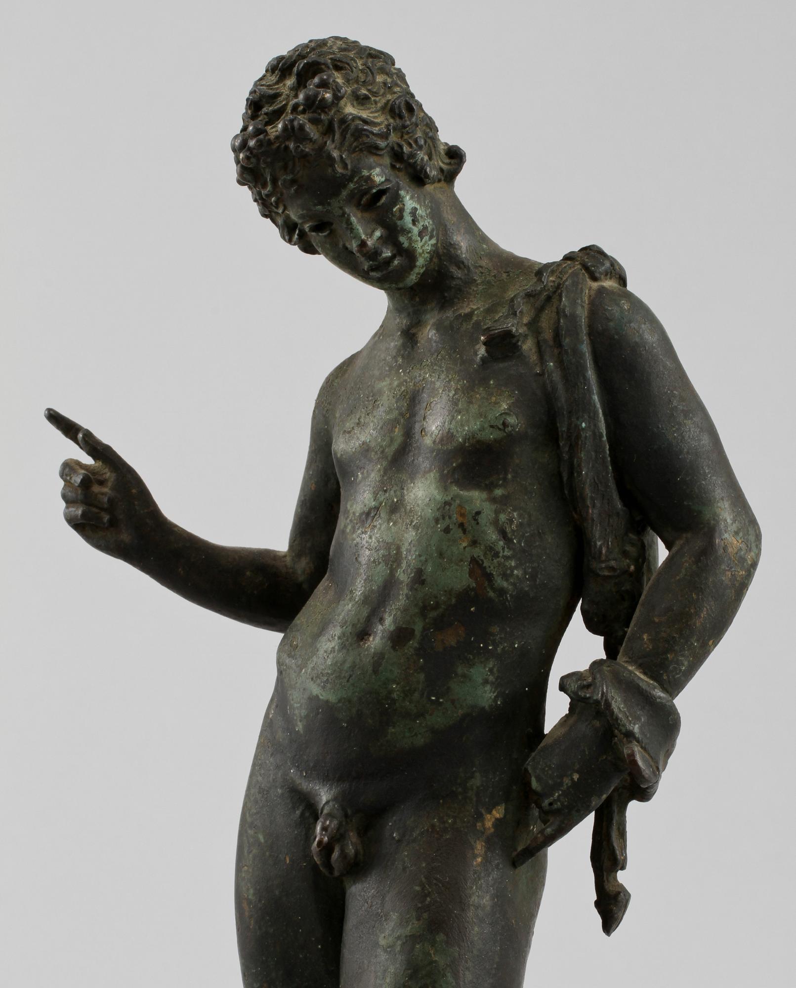 SKULPTUR, patinerad metall, 1800-talets andra hälft.