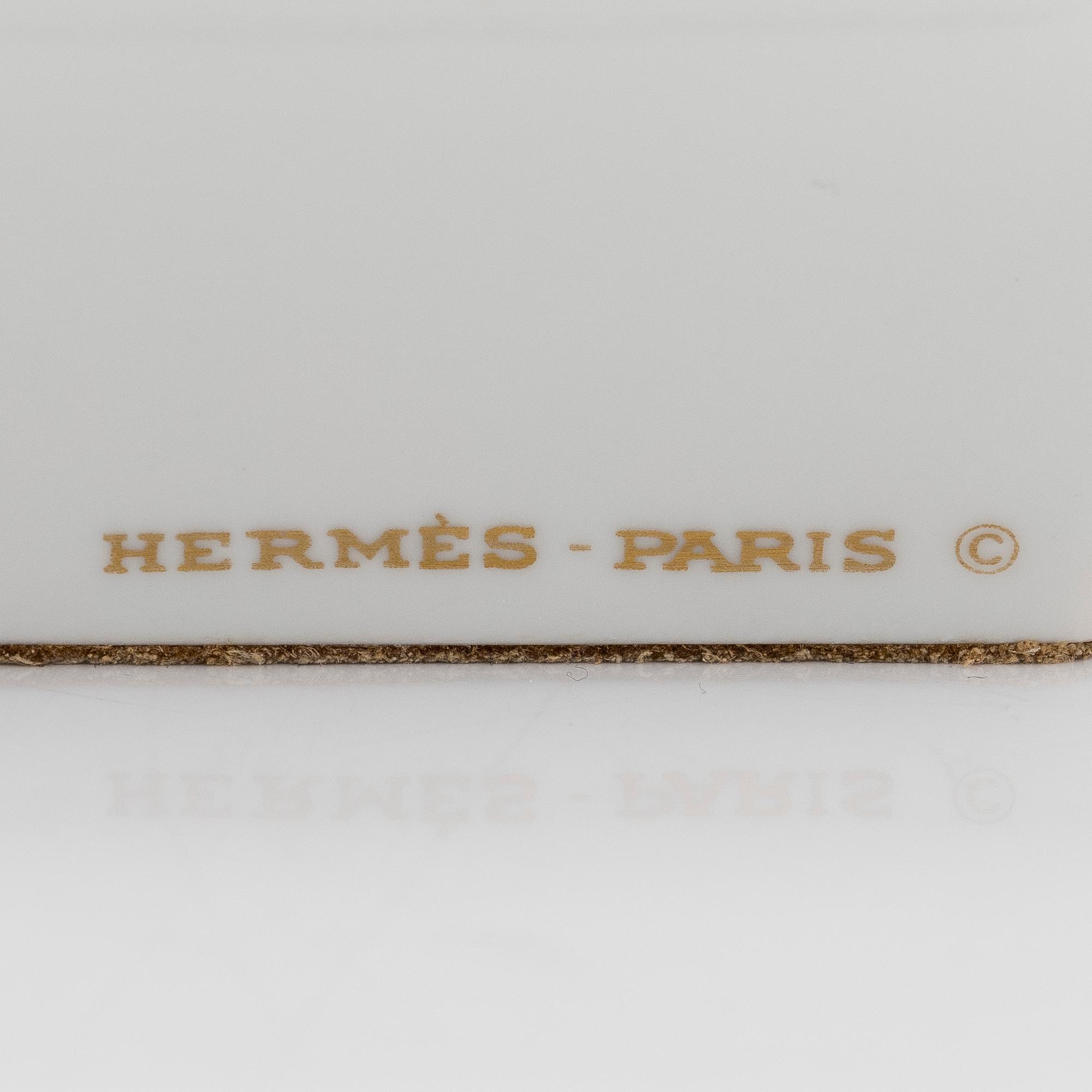 Hermès, tuhkakuppi, posliini, Pariisi, Ranska.