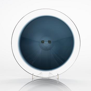 Saara Hopea, an art glass, signed S. Hopea Nuutajärvi Notsjö -58.