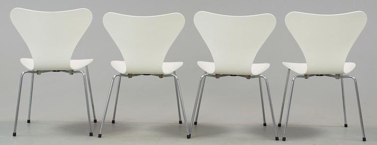 STOLAR, 4 st, "Sjuan", Arne Jacobsen, Fritz Hansen.